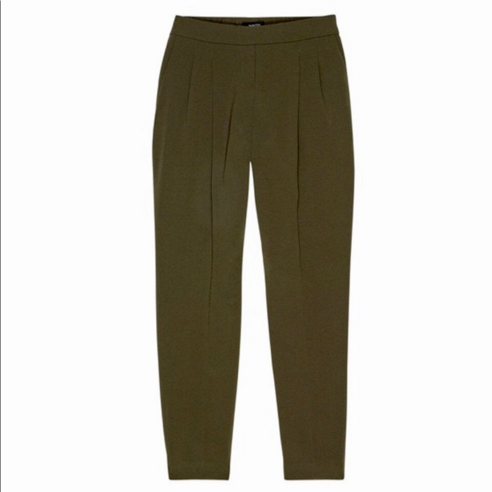 Aritzia Babaton Cohen pants cropped dark khaki